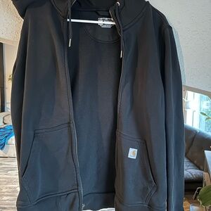 Carhartt Black Full-Zip Hoodie